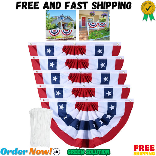 American flag bunting - american,